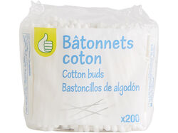 cotonetes polegar 100% algodão 200un