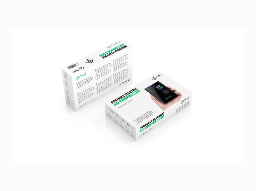 COMPRESSOR PORT&Aacute;TIL YOUIN MA1018 5V PRETO image number 4