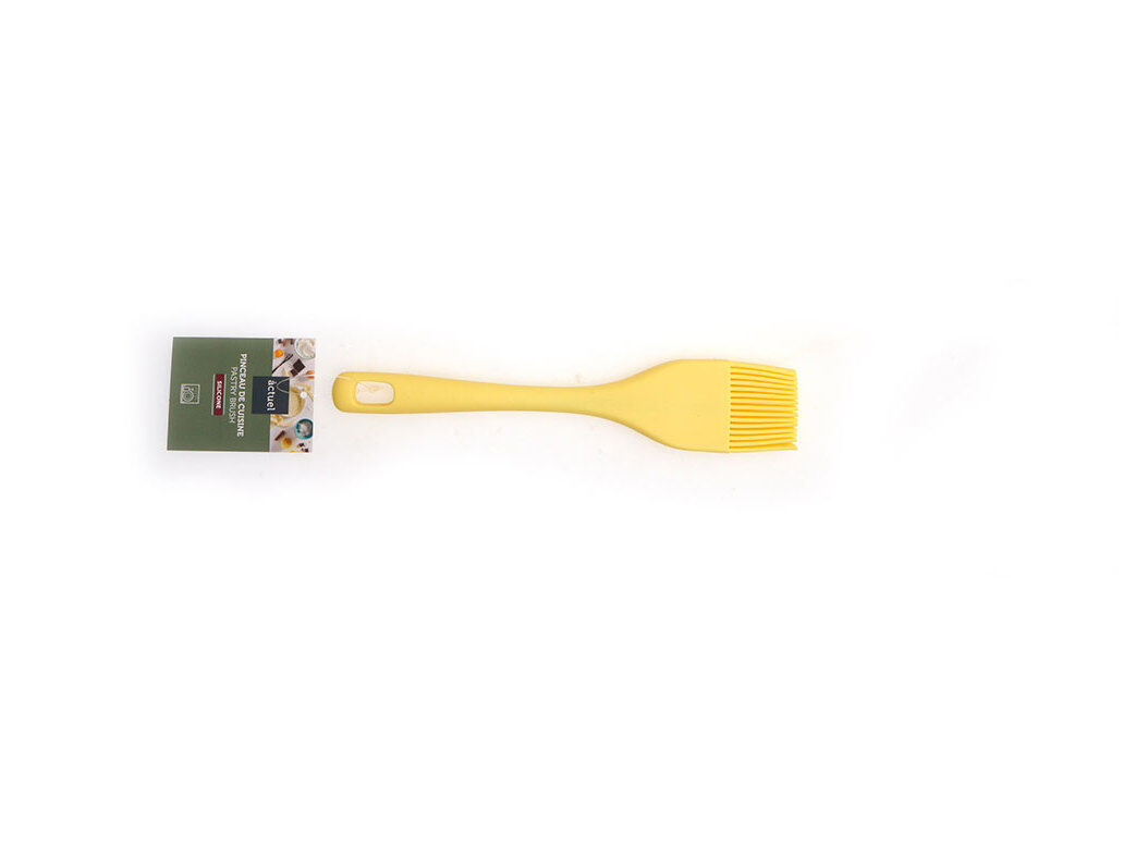PINCEL PASTELARIA ACTUEL AMARELO SILICONE