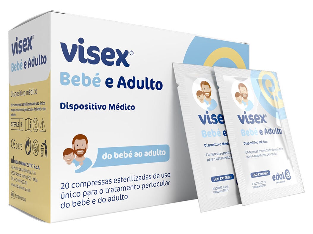 COMPRESSAS VISEX OCULARES ESTERILIZADAS 20UN