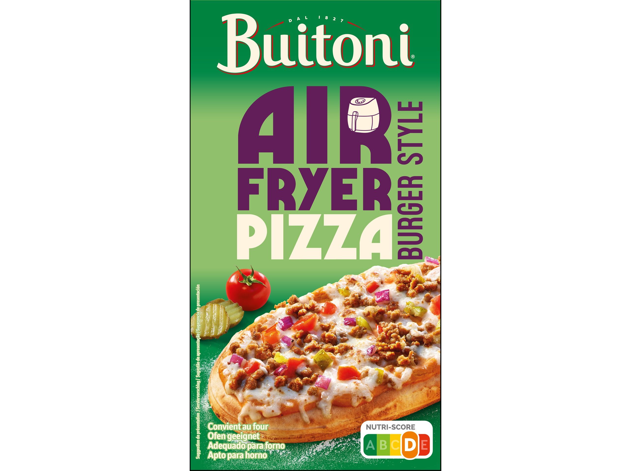 PIZZA BUITONI AIRFRYER BURGER STYLE 195G image number 0