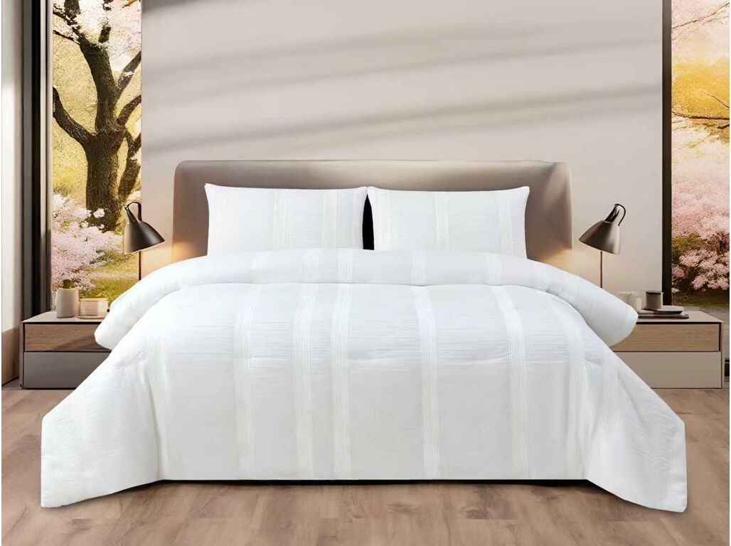 COBERTURA ACOLCHOADA HOMESPECIAL BRANCO 220X240CM