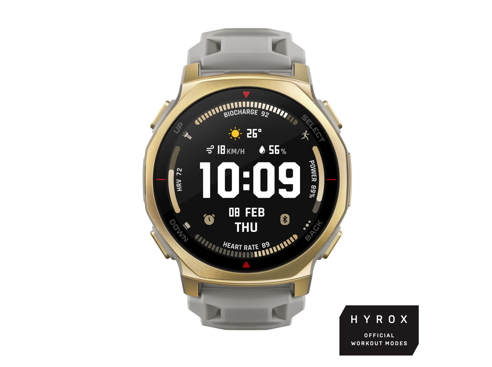 SMARTWATCH AMAZFIT T-REX 3 PRO 44MM ARTIC GOLD image number 0
