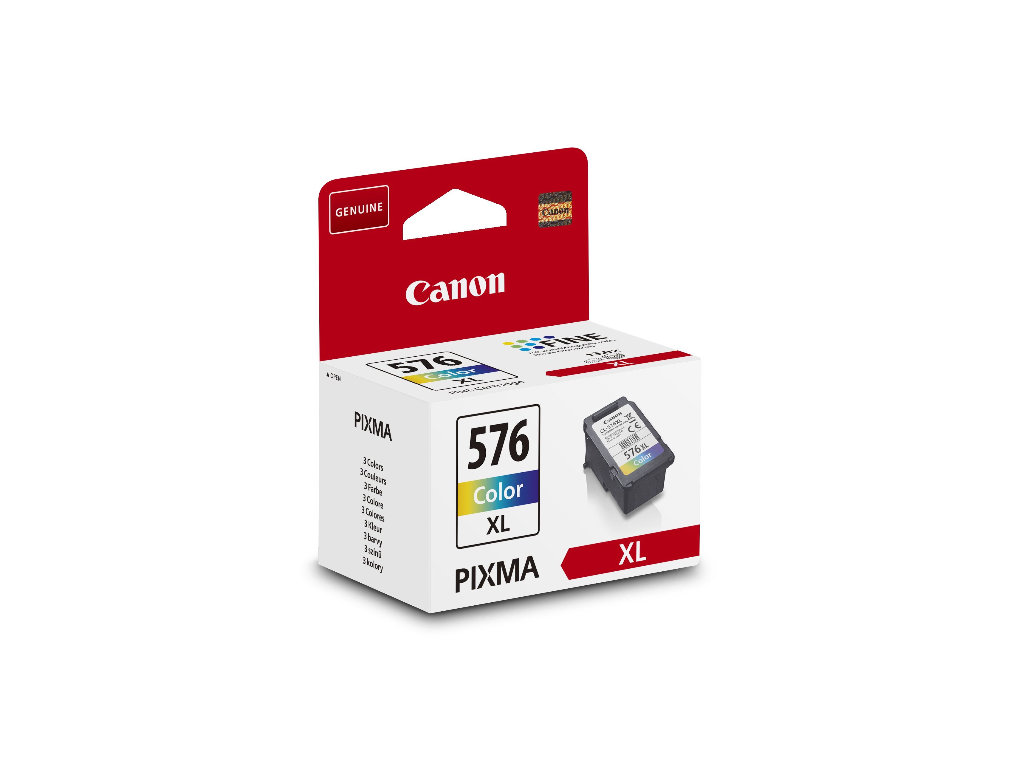 TINTEIRO ORIGINAL CANON CL-576XL EUR CORES image number 1