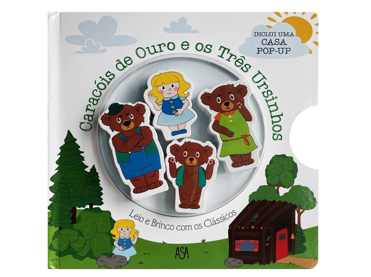 LIVRO CARAC&Oacute;IS DE OURO E OS TR&Ecirc;S URSINHOS - LEIO E BRINCO image number 0