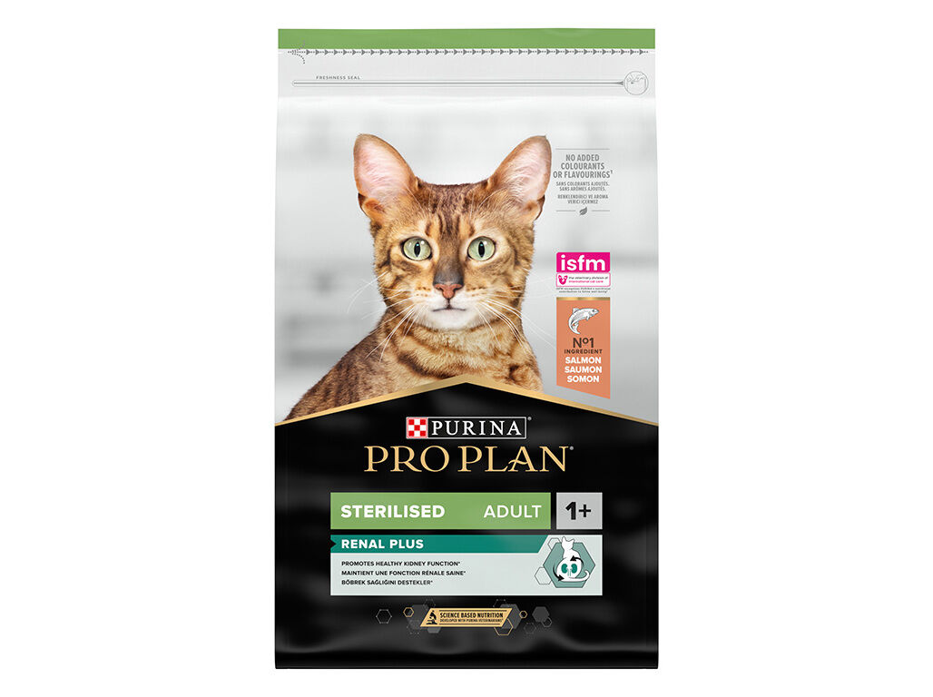 RA&Ccedil;&Atilde;O GATO PRO PLAN ESTERILIZADO SALM&Atilde;O 10KG