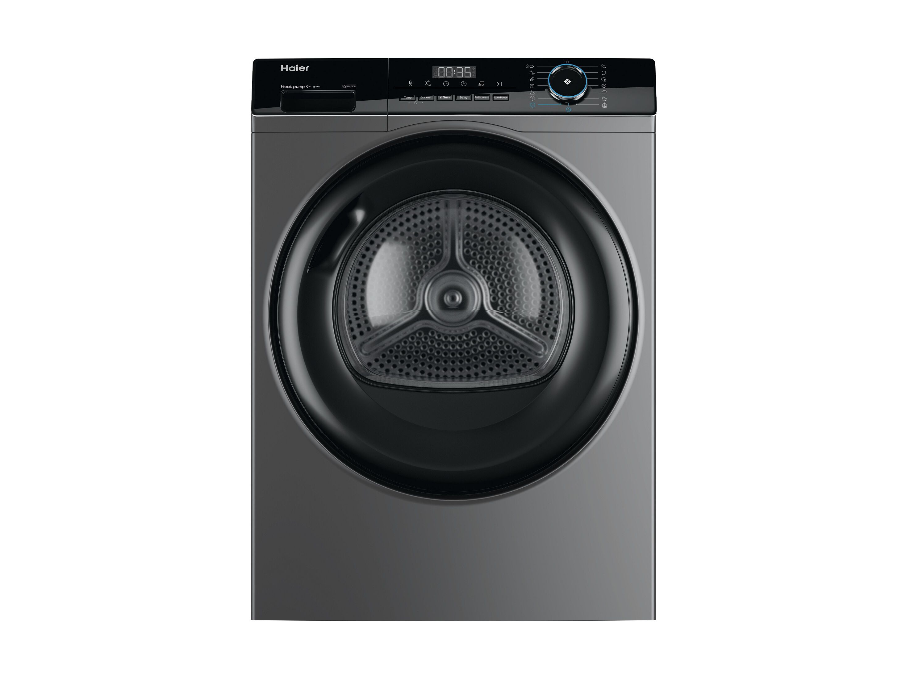M&Aacute;QUINA DE SECAR ROUPA HAIER HD90-A3939R-S C 9KG BOMBA DE CALOR