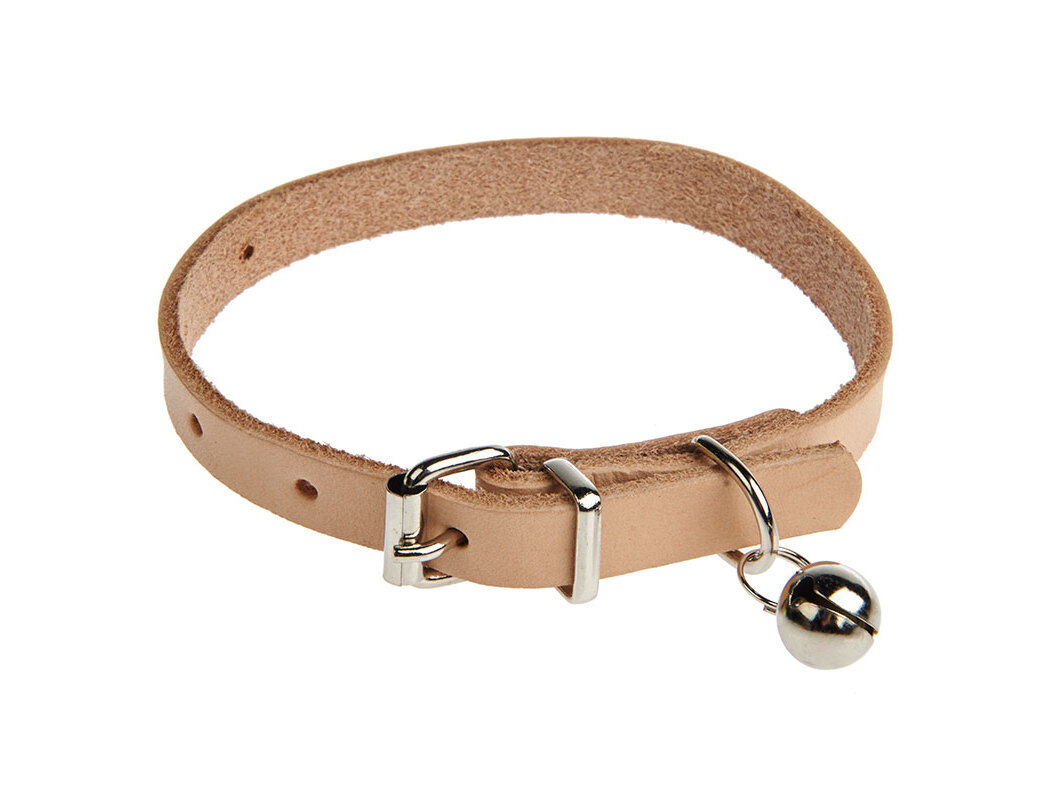 COLEIRA EM PELE AUCHAN 17-25CM