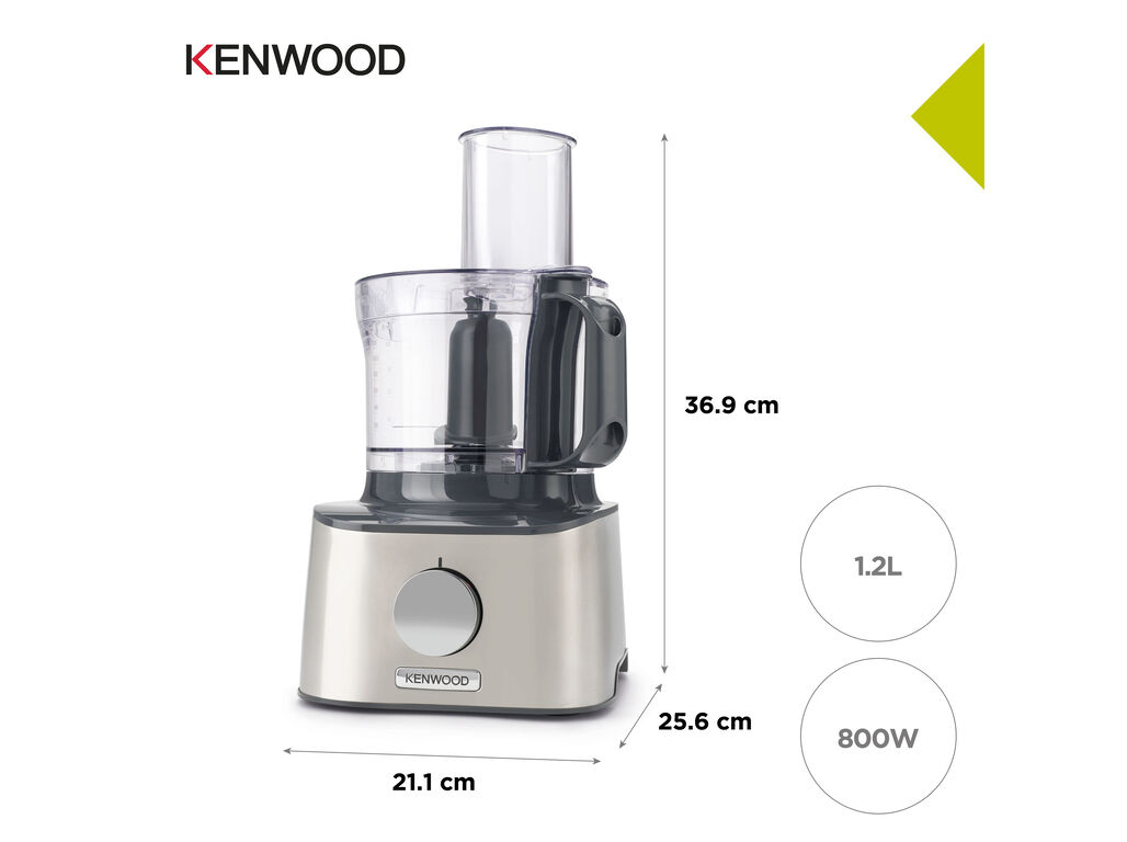 PROCESSADOR ALIMENTOS KENWOOD FDM301SS MULTIPRO COMPACT 800W image number 4
