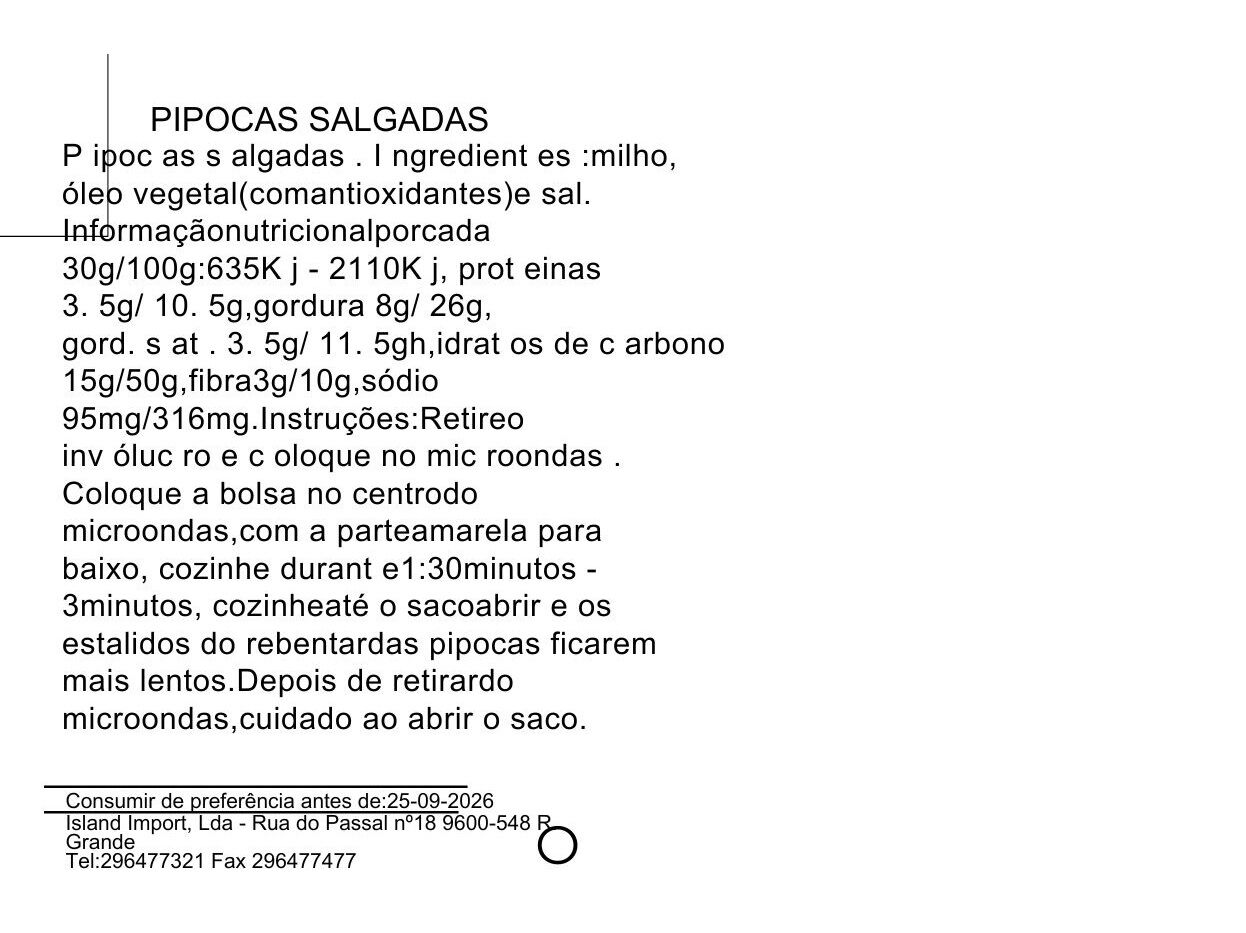 PIPOCAS ACT II SALGADAS MICROONDAS 85 GR image number 1