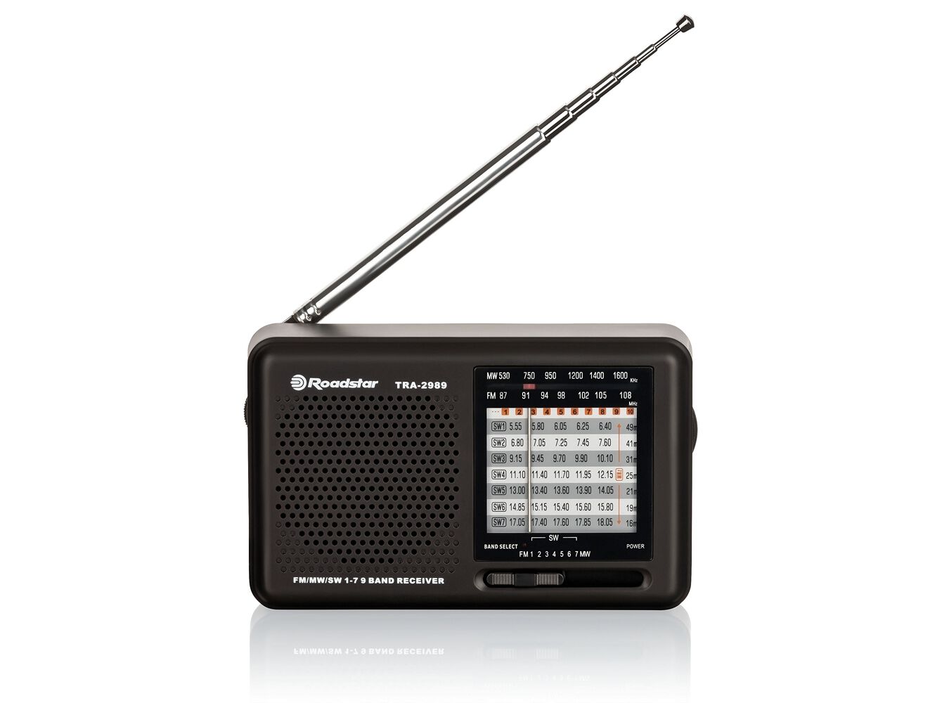 R&Aacute;DIO BOLSO ROADSTAR TRA2989 MULTIBANDAS image number 1