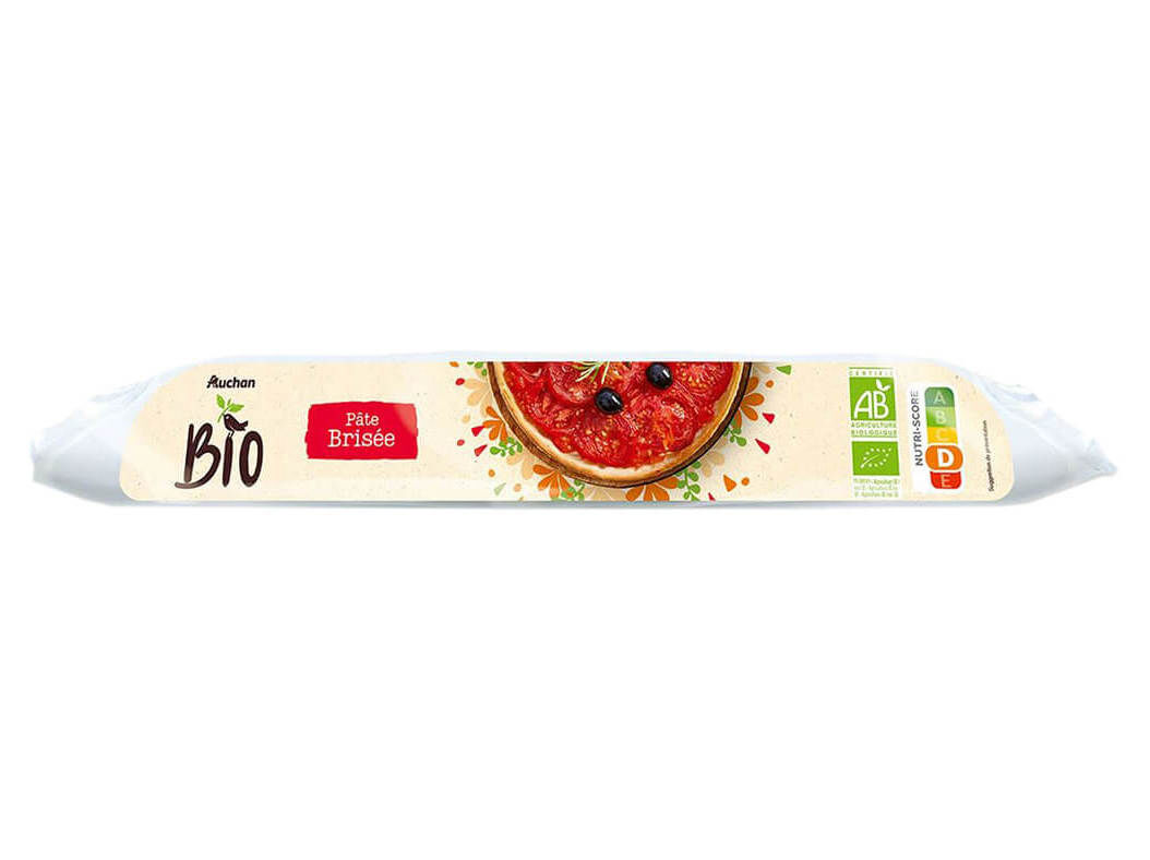 MASSA QUEBRADA AUCHAN BIO 230G image number 0