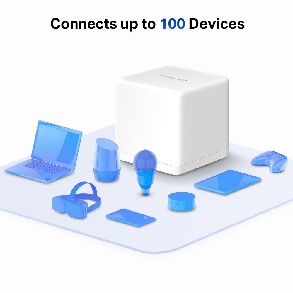 SISTEMA MESH WIFI MERCUSYS AC 1300 HALO H30G(2-PACK) image number 3