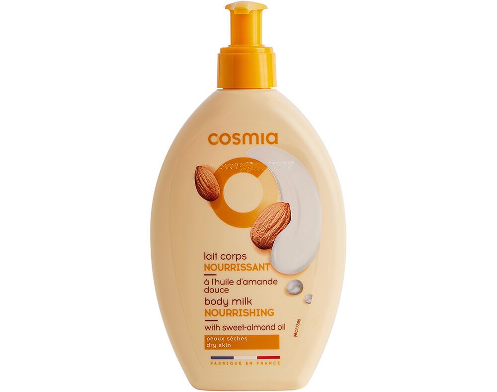 LEITE CORPO PUMP COSMIA NUTRITIVO COM AM&Ecirc;NDOA DOCE 250ML