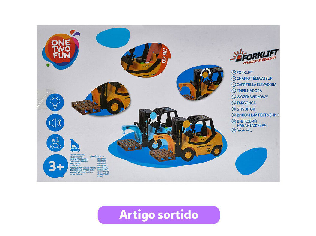 EMPILHADOR DE FRIC&Ccedil;&Atilde;O COM LUZ E SOM ONE TWO FUN MODELOS SORTIDOS image number 5