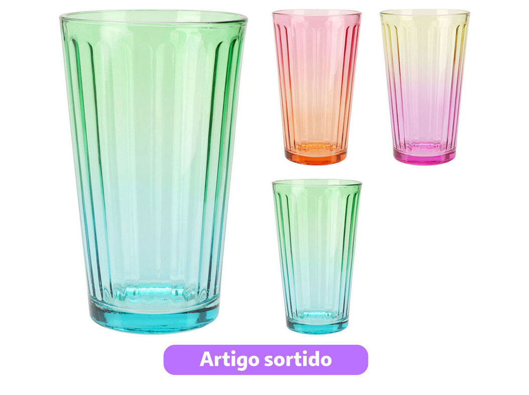 COPO VIDRO 470ML CORES SORTIDAS image number 0