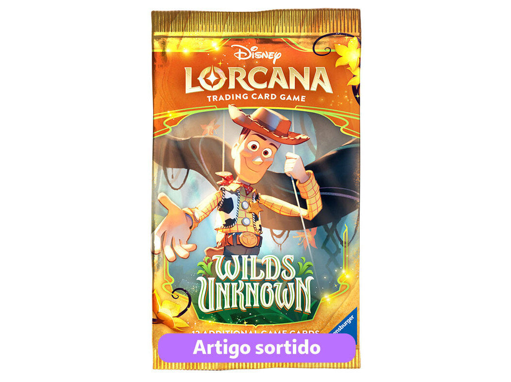 BOOSTER LORCANA RAVENSBURGER WILD UNKNOWN MODELOS SORTIDOS image number 0
