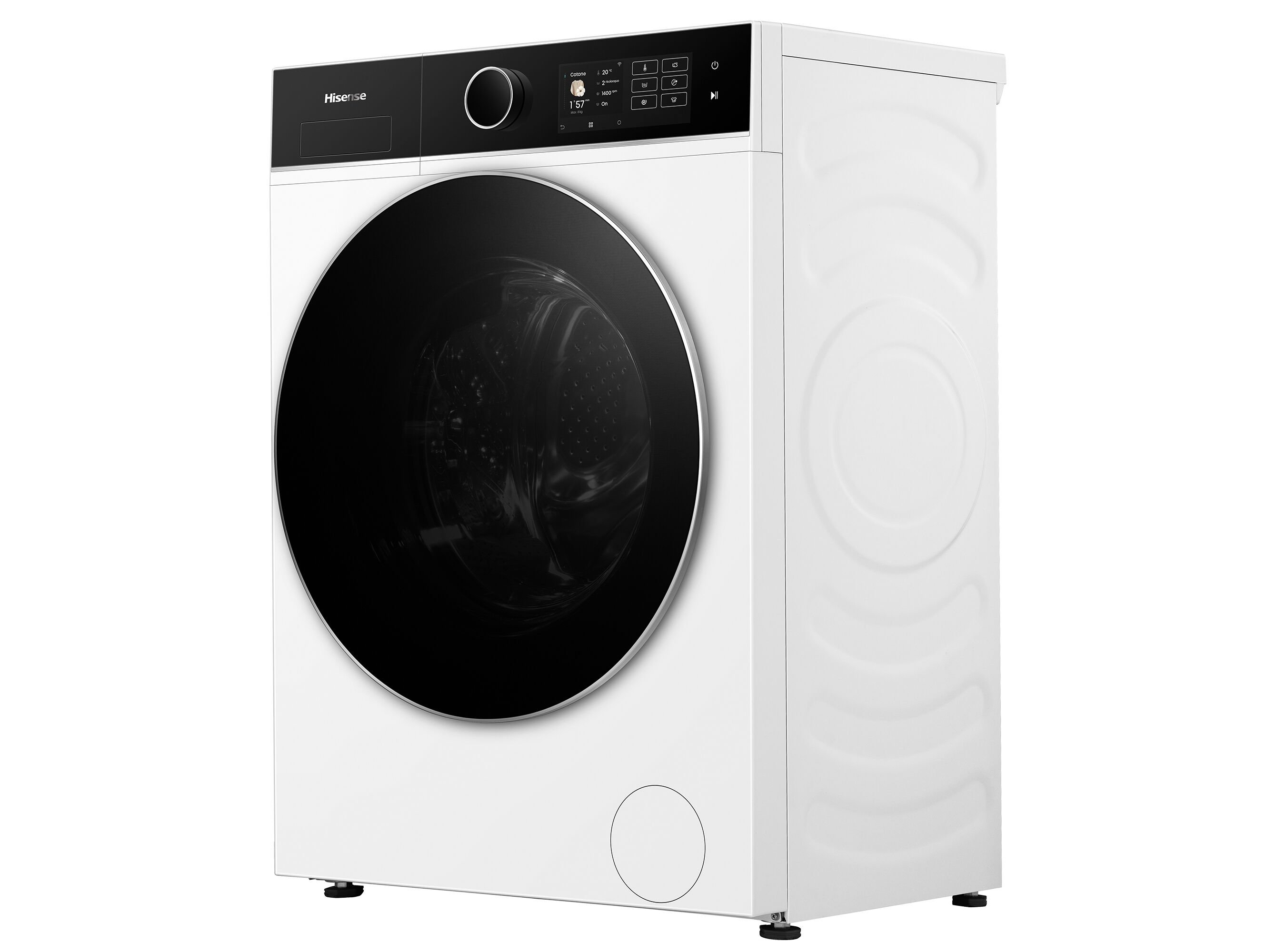 M&Aacute;QUINA DE LAVAR ROUPA HISENSE SERIE 5I WF5I8043BWF - BRANCO A 8KG A image number 2