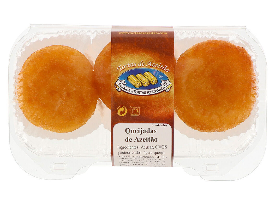 QUEIJADAS DE AZEITAO F&Aacute;BRICA TORTAS AZEITONENSE 3X60G image number 0
