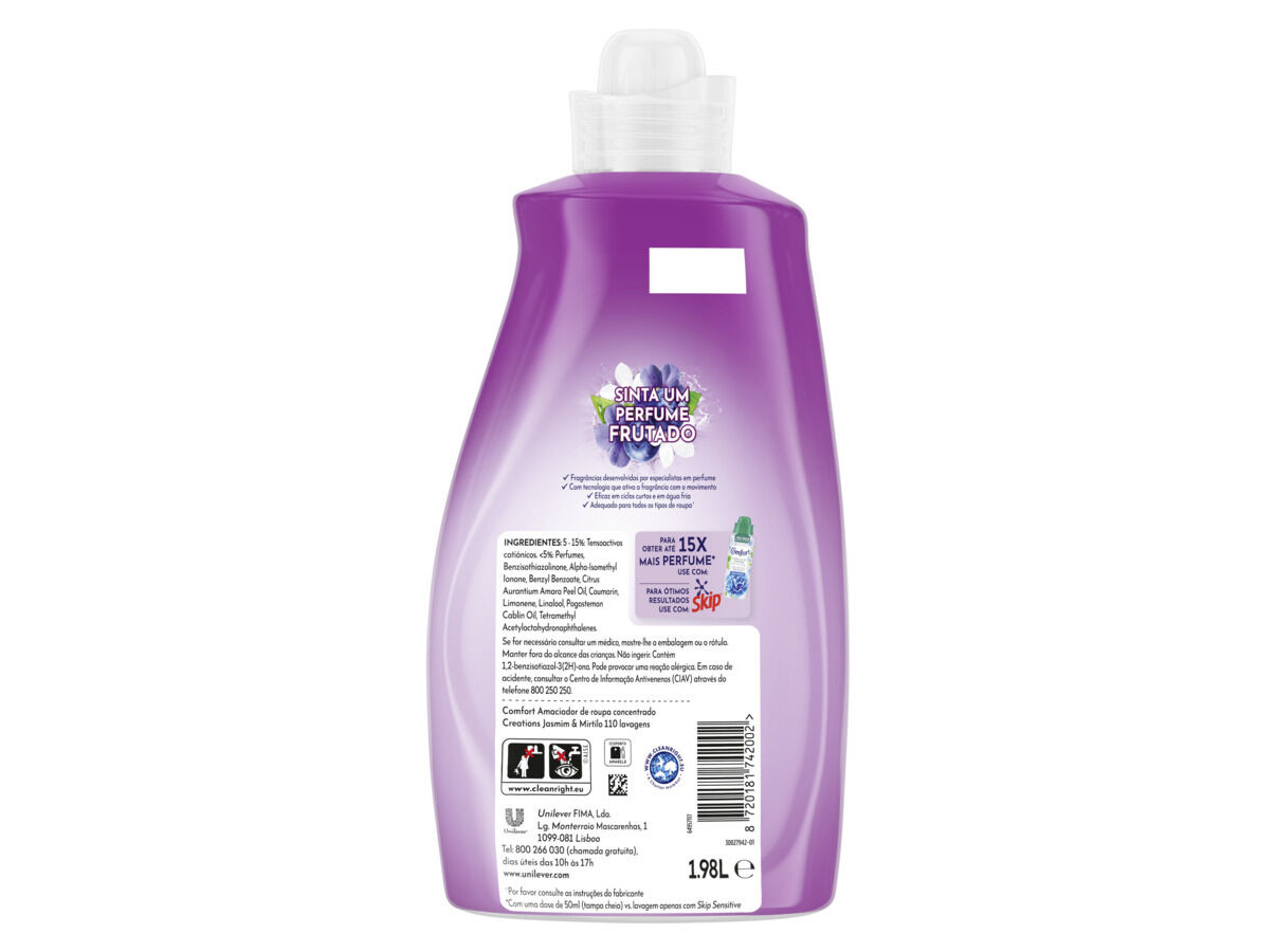 AMACIADOR COMFORT CREATIONS JASMIM E MIRTILO 110D image number 1