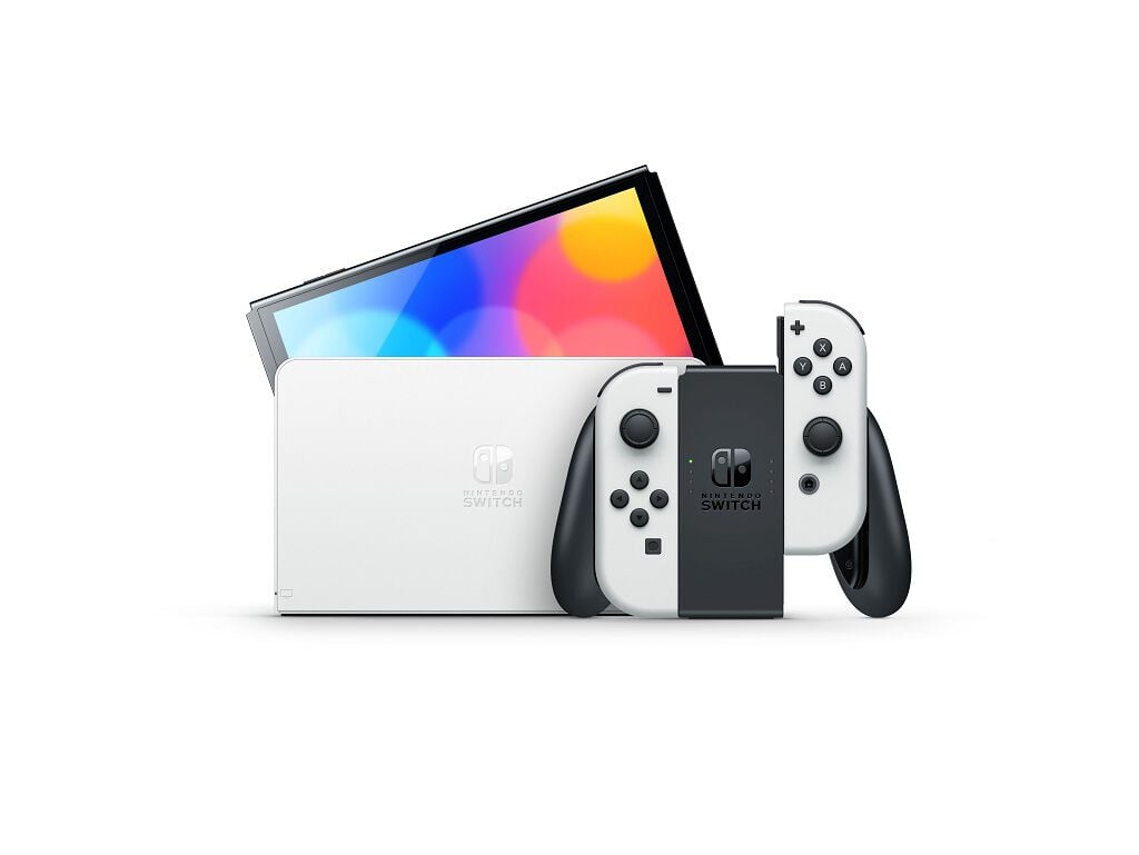 CONSOLA NINTENDO SWITCH (VERS&Atilde;O OLED) BRANCA image number 0