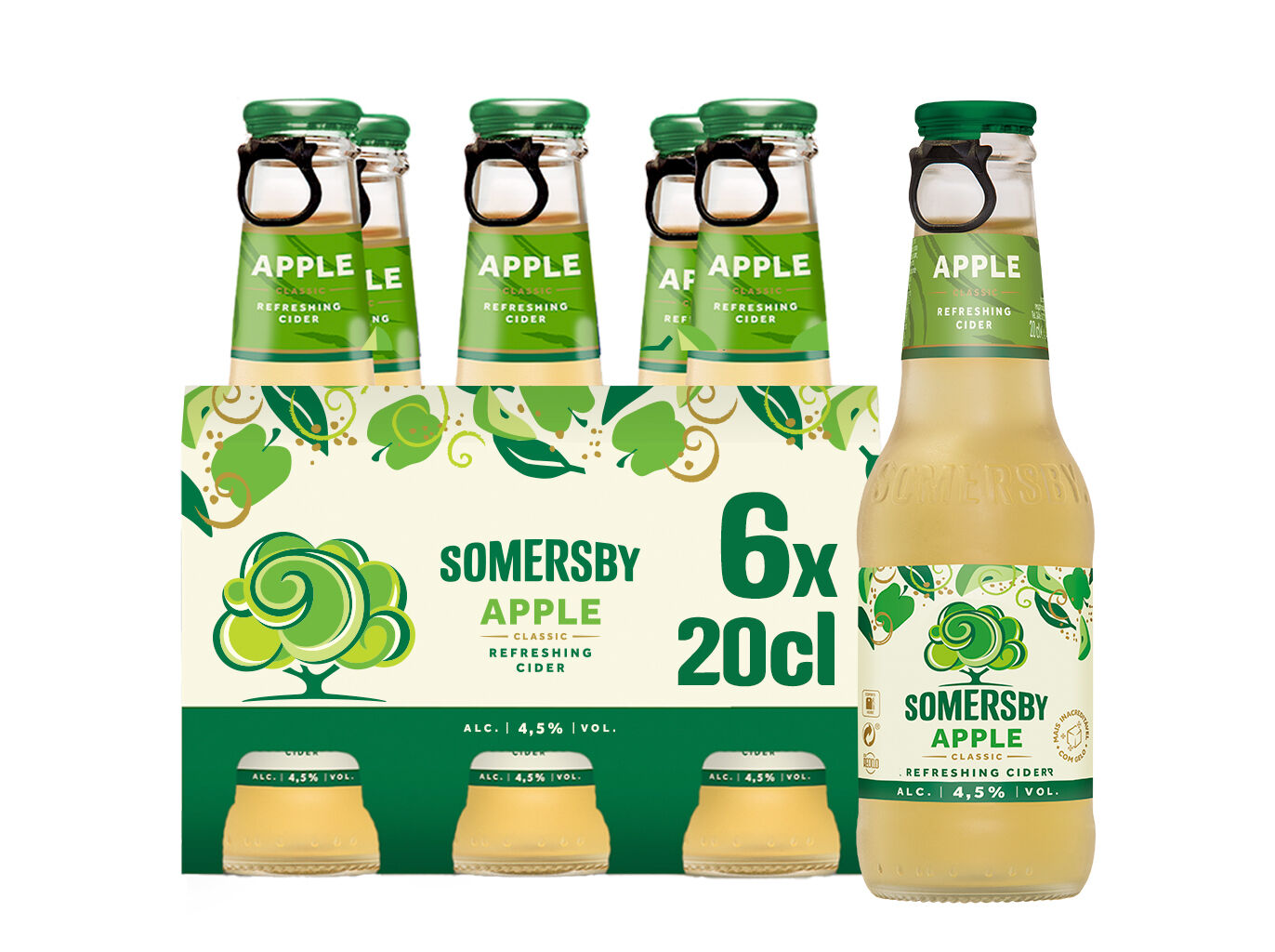 SIDRA SOMERSBY MA&Ccedil;&Atilde; 6X0.20L