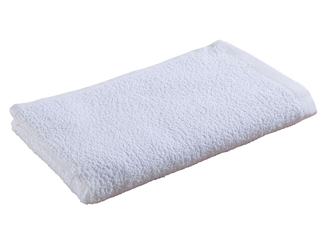 TOALHETE AUCHAN 100% ALGOD&Atilde;O 300G BRANCO 30X50CM