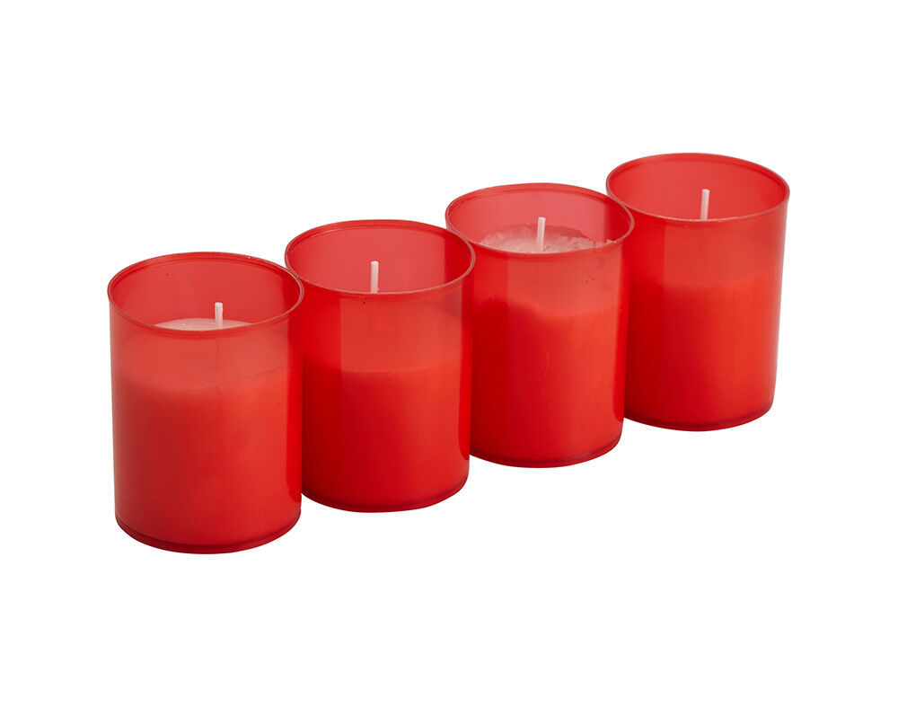 VELA LITURGICA AUCHAN VERMELHA 22H 4UN image number 0