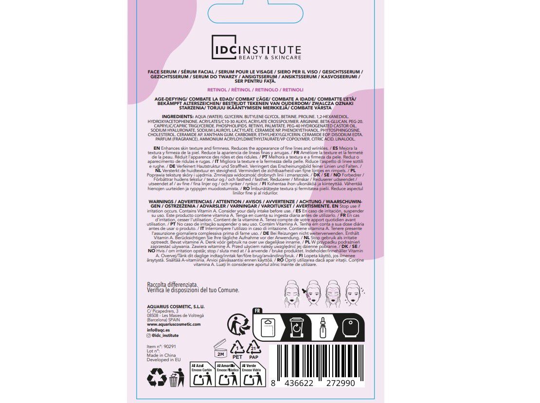 SERUM RETINOL IDC INSTITUTE 10ML image number 3