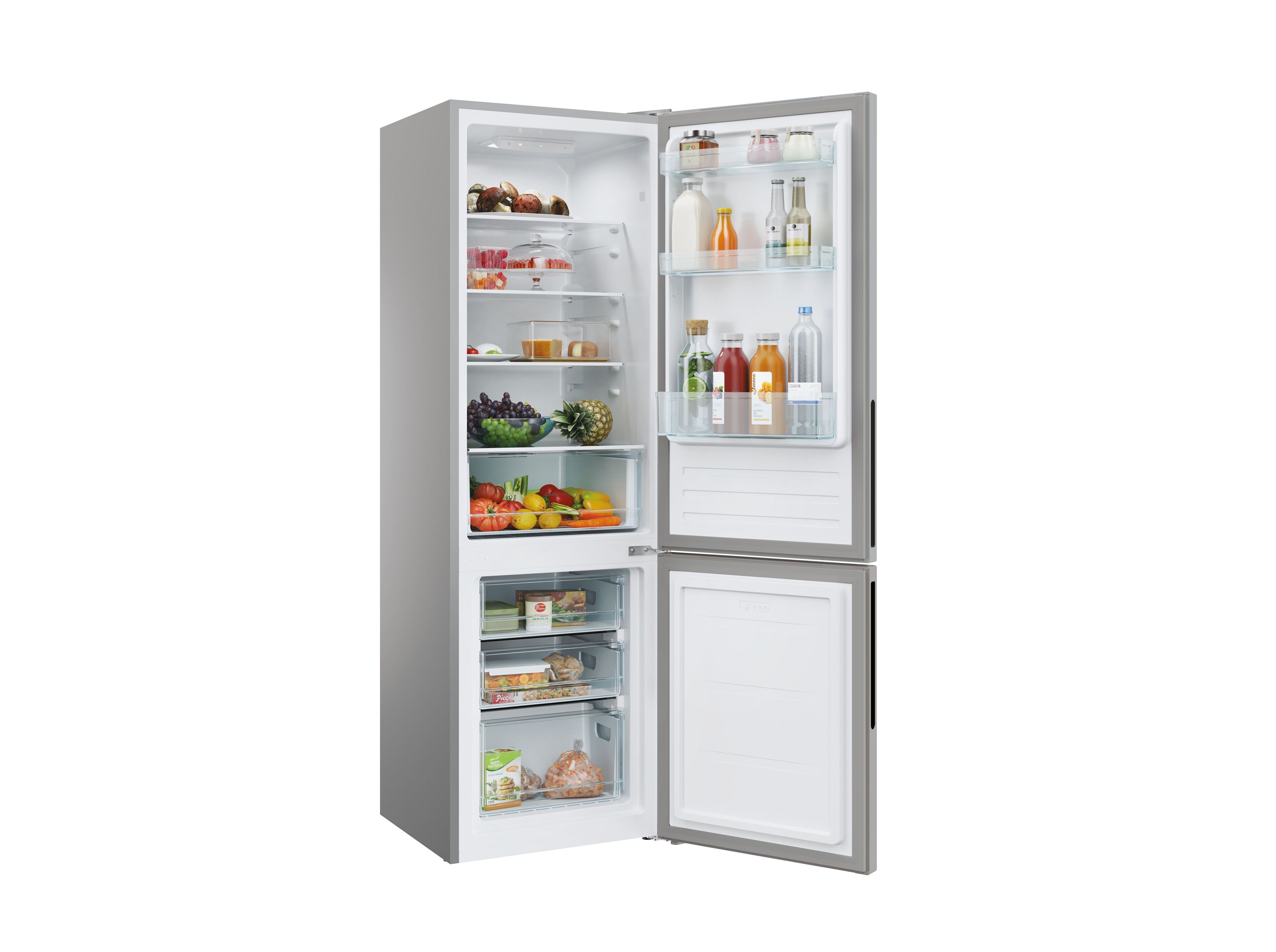 FRIGOR&Iacute;FICO COMBINADO CANDY CCT3L517ES LOW FROST E 214L SILVER image number 4