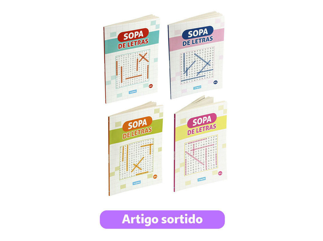 LIVRO SOPA DE LETRAS EUROPRICE MODELOS SORTIDOS image number 0