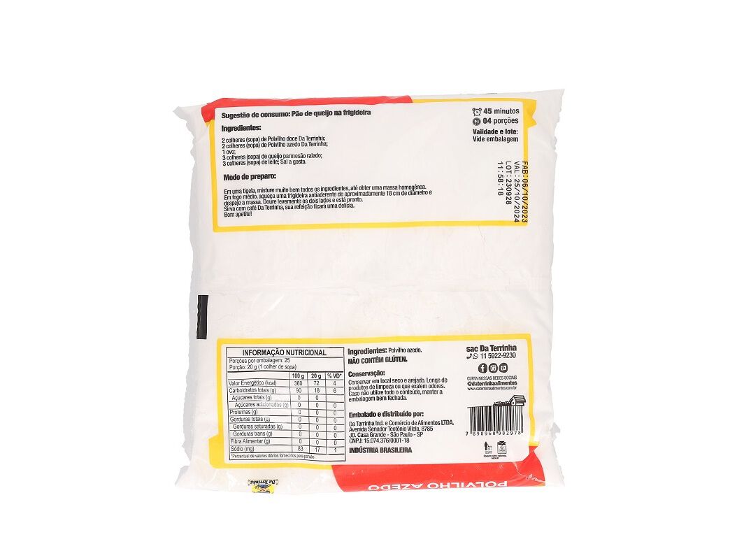 POLVILHO AZEDO DA TERRINHA 500G image number 1