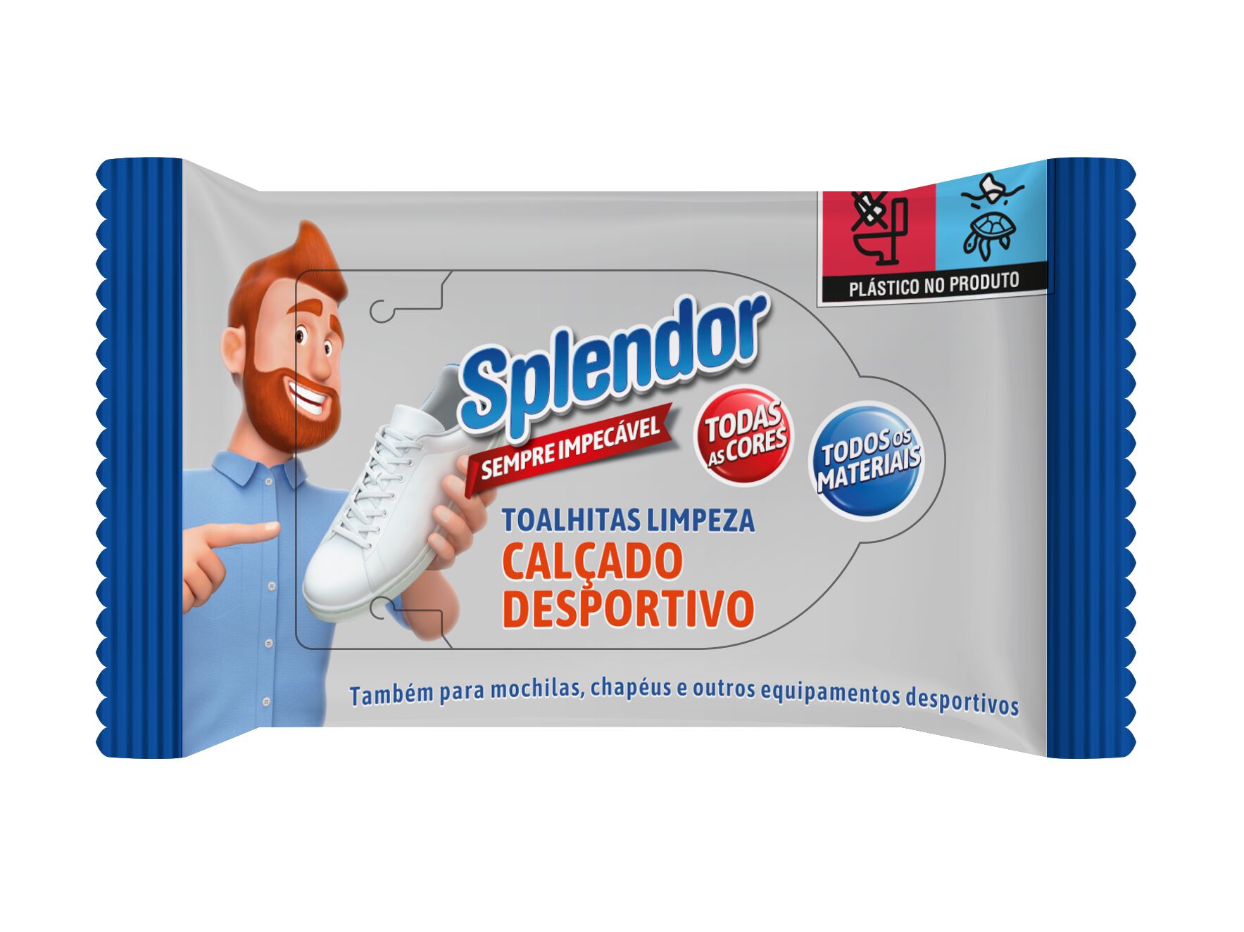TOALHITAS LIMPA CAL&Ccedil;ADO DESPORTO SPLENDOR 24 UN