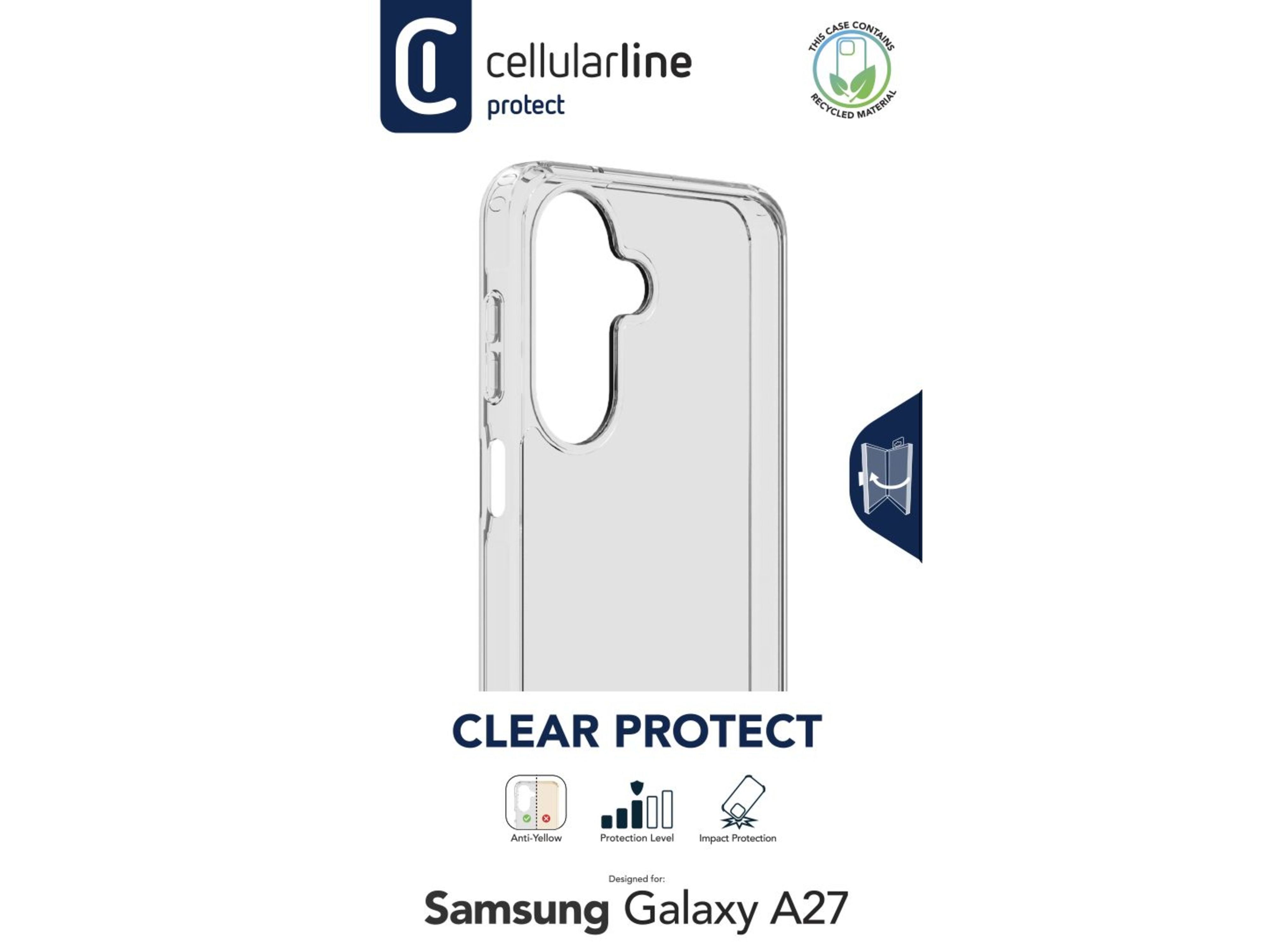 CAPA CLEAR PROTECT CELLULARLINE SAMSUNG A27 TRANSP image number 1