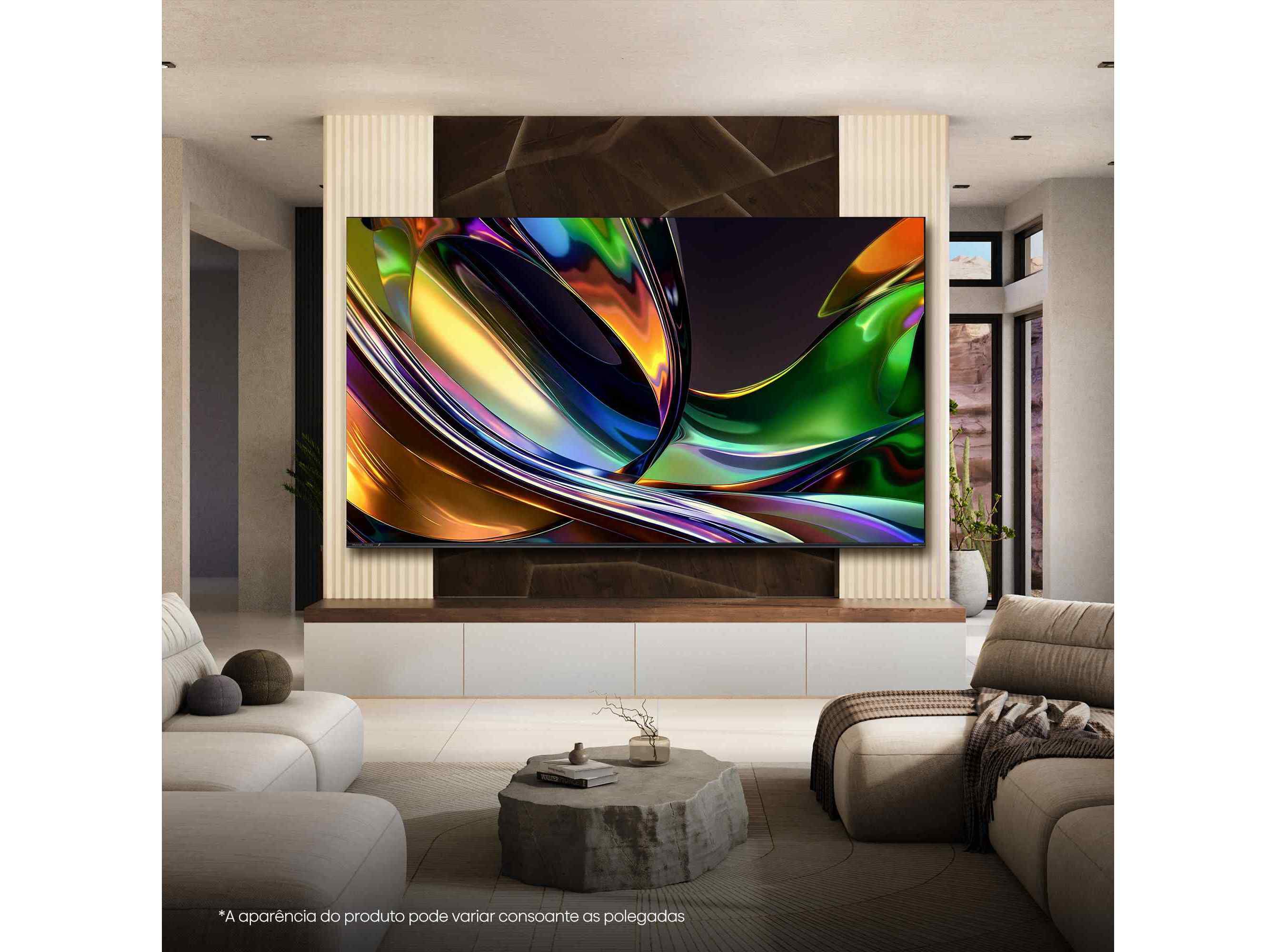 TV MINILED HISENSE 100UR8S (100" 165HZ GOOGLE TV 254CM) image number 12