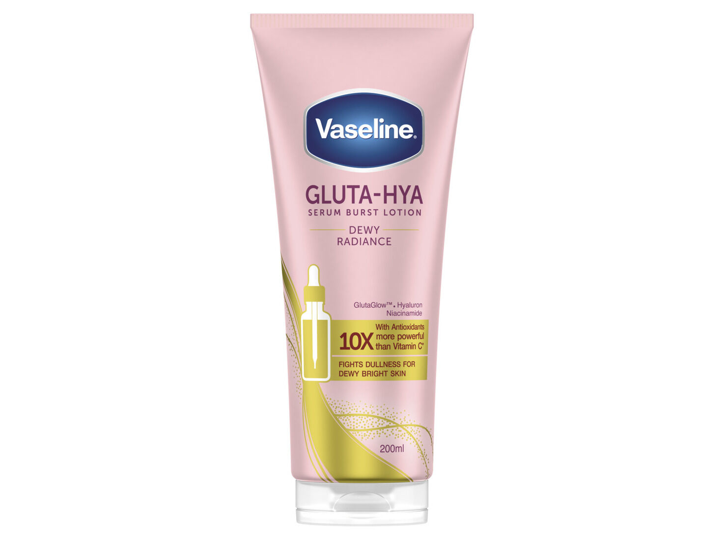 LO&Ccedil;&Atilde;O VASELINE GLUTA-HYA DEWY RADIANCE 200ML image number 0