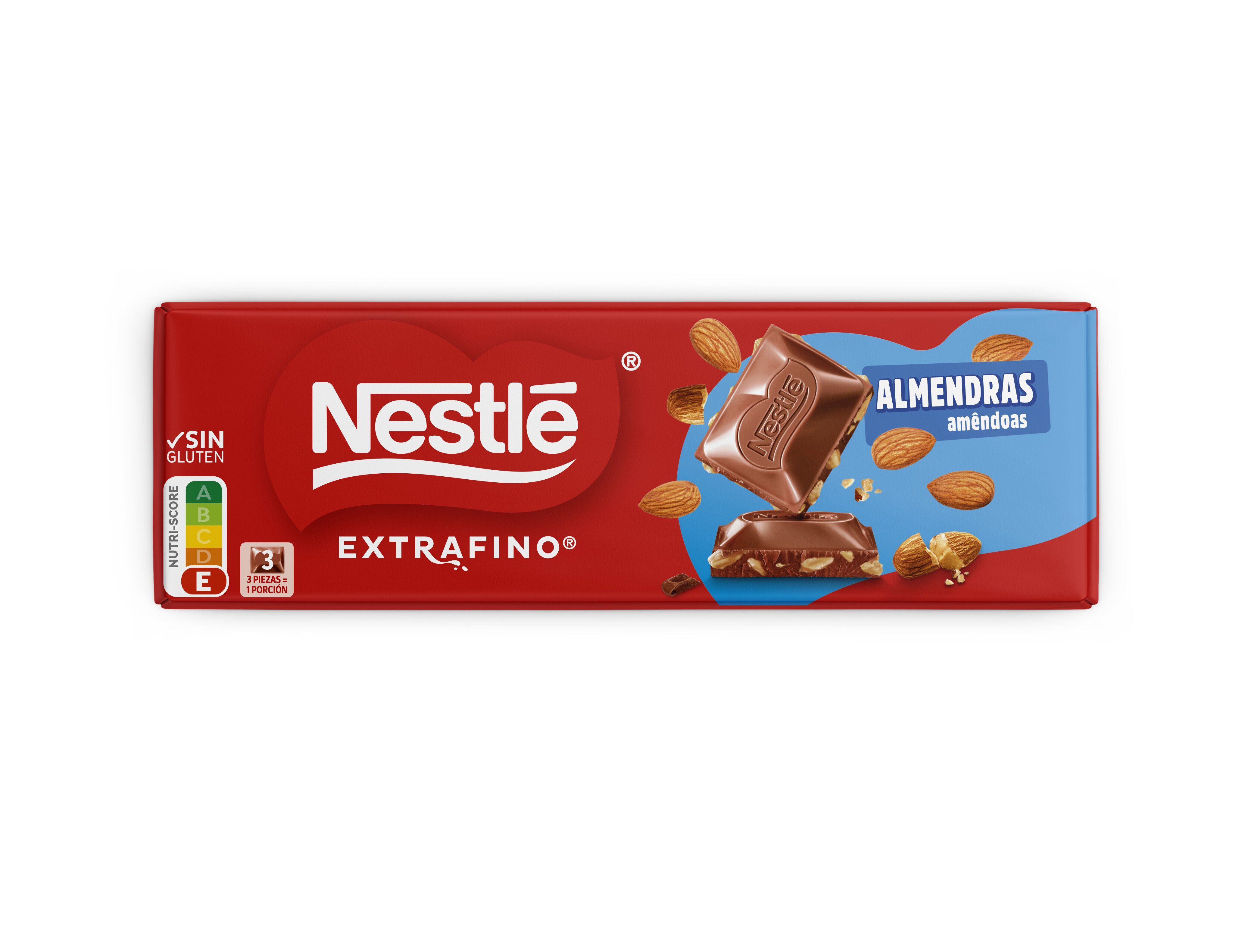 CHOCOLATE NESTL&Eacute; EXTRAFINO LEITE E AM&Ecirc;NDOAS 250G image number 0