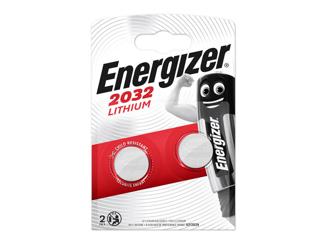 PILHA LITIO ENERGIZER CR 2032 PACK 2 UNIDADES image number 0
