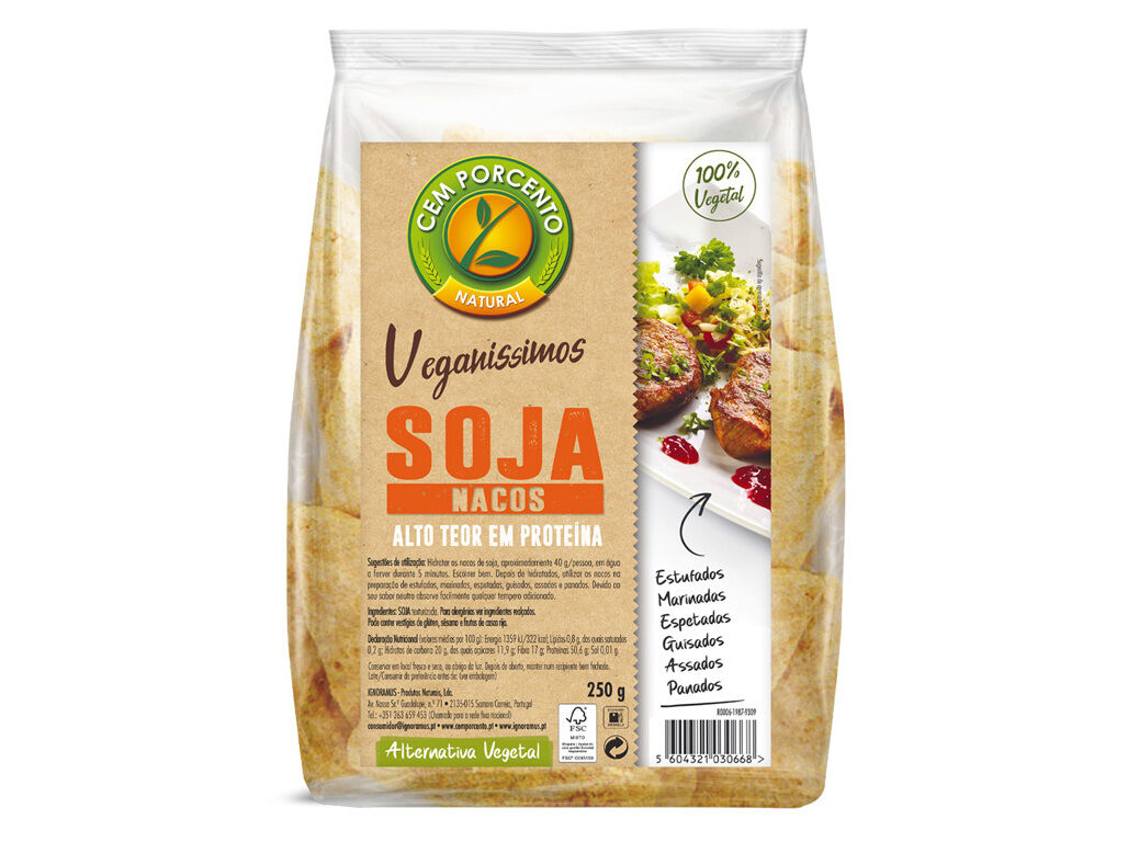 BIFES CEM PORCENTO SOJA DESIDRATADOS 250G image number 0