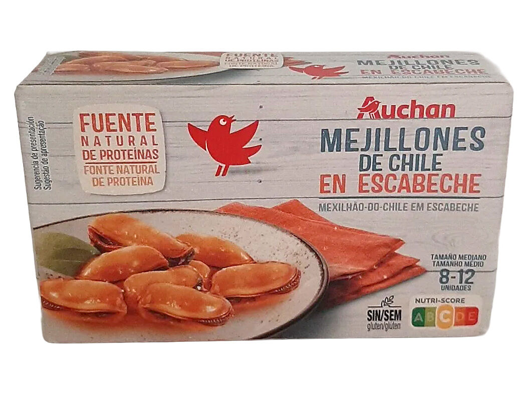 MEXILH&Atilde;O CHILE AUCHAN EM ESCABECHE 8-12 UN 111 (69)G image number 0