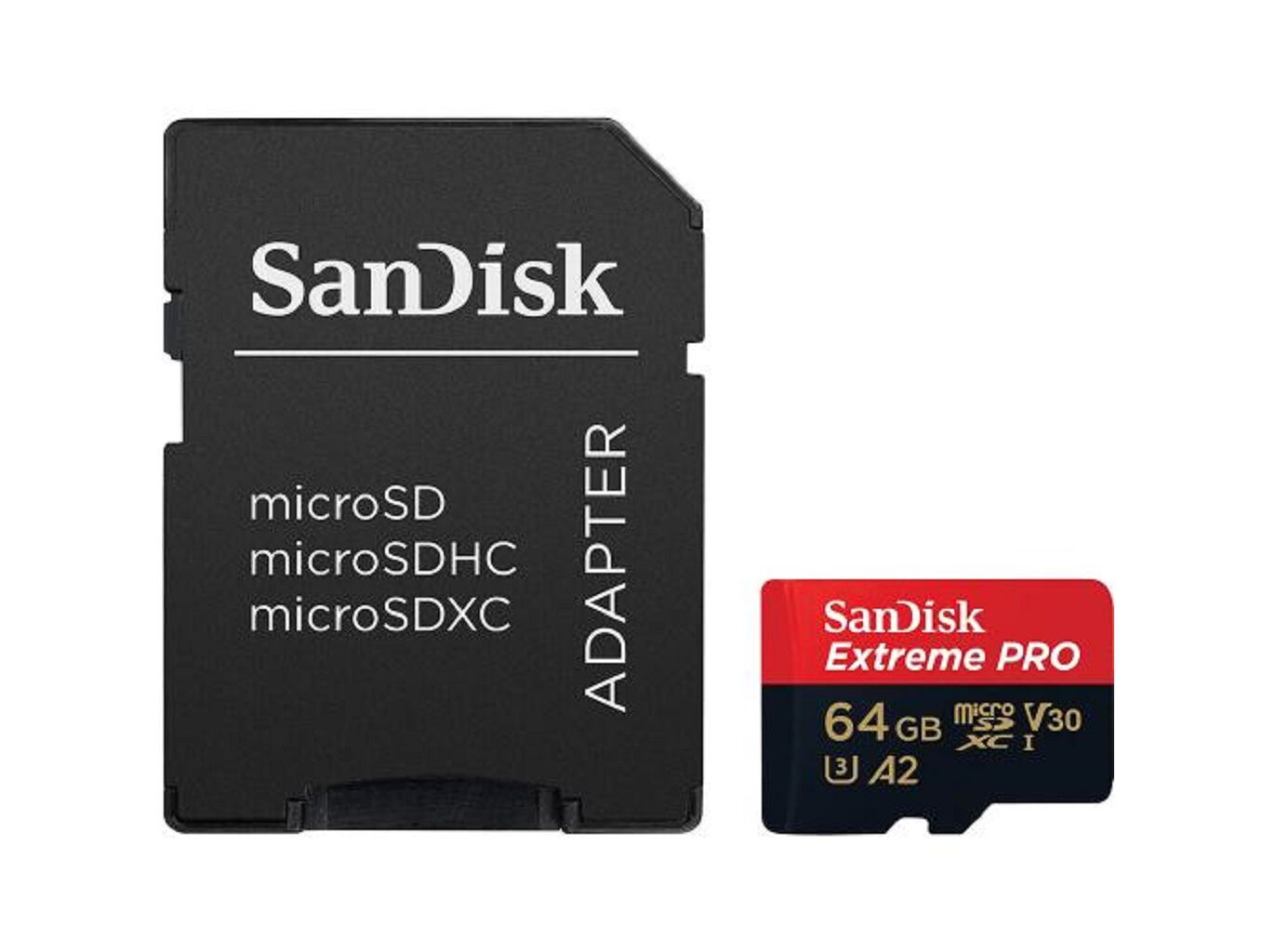 CART&Atilde;O MEM&Oacute;RIA SANDISK MICROSDXC 64GB A2 200MB/S V30 image number 1