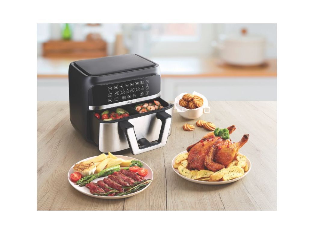 FRITADEIRA AIR FRYER DIGITAL QILIVE Q.5178 PRETA 9L image number 1