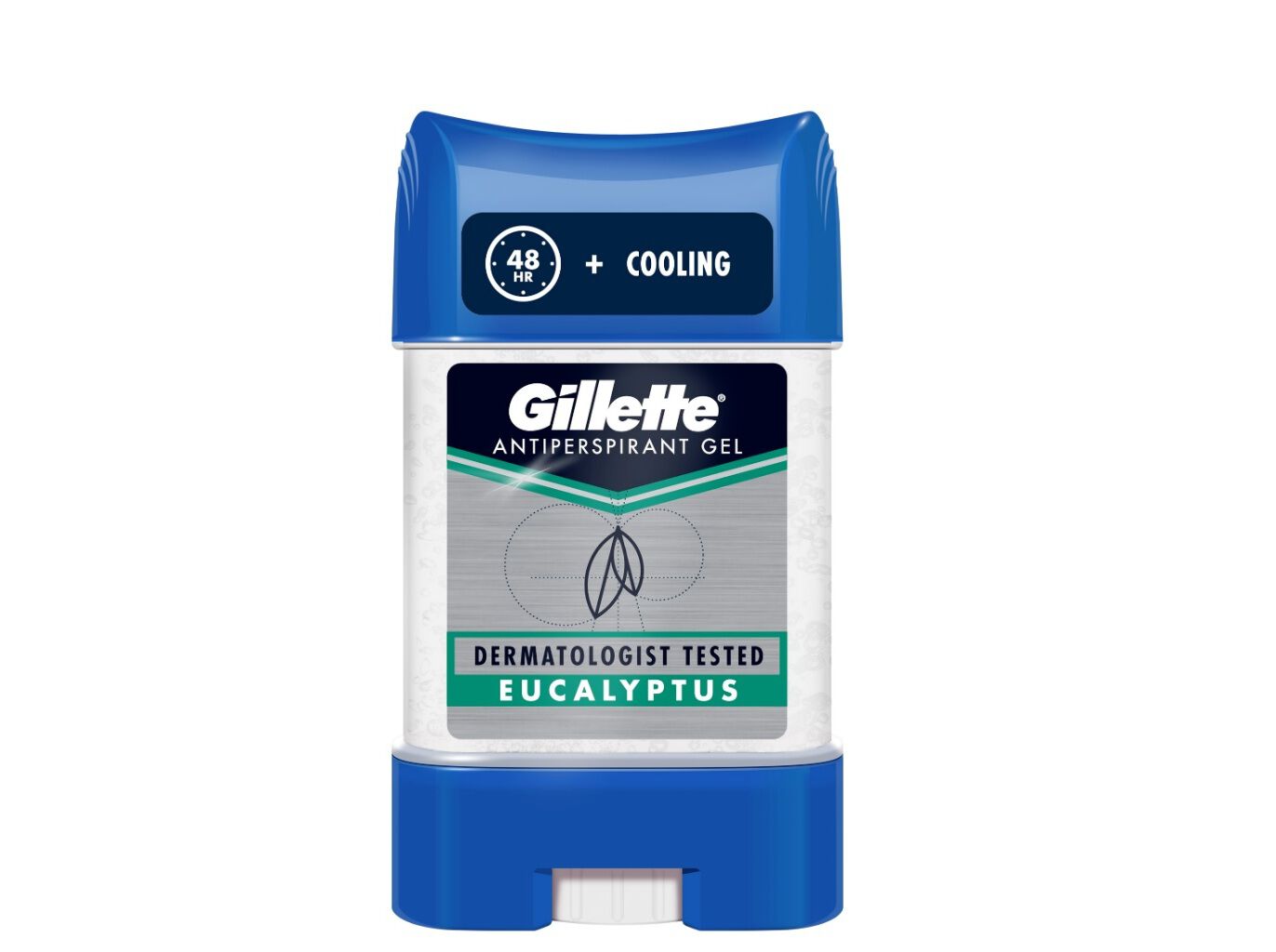DEO STICK GILLETTE HOMEM GEL EUCALIPTO 70ML image number 0
