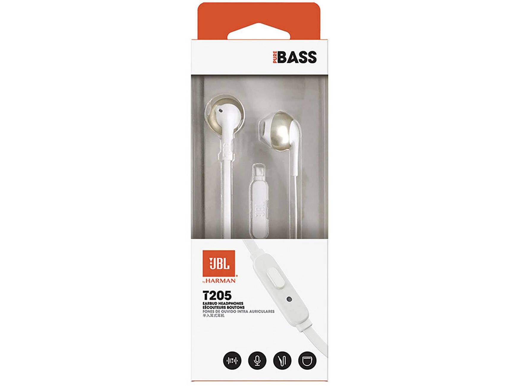 AURICULARES JBL T205CGD DOURADO image number 3