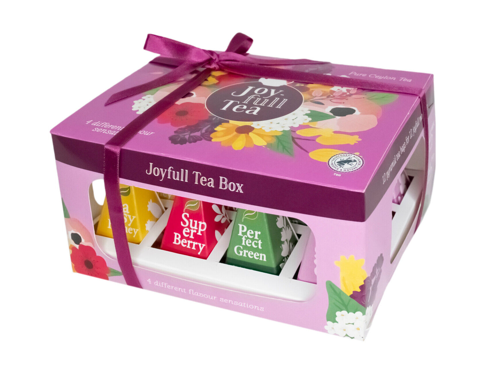 CAIXA DE CH&Aacute;S JOY FULL TEA 4 SABORES 12 UN image number 0