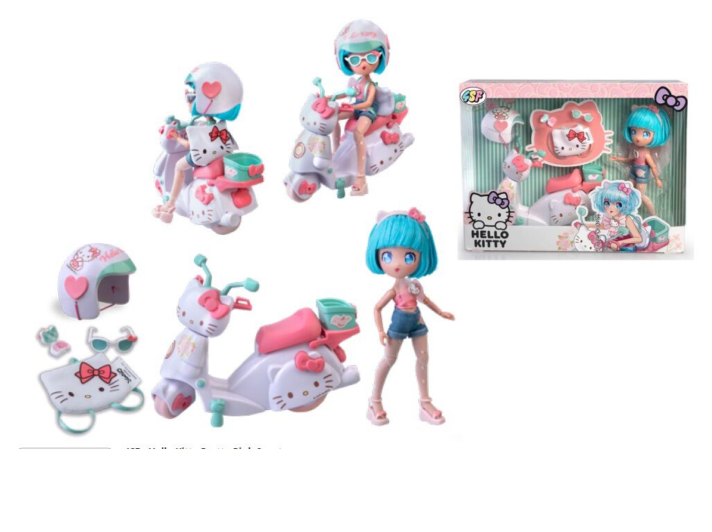 PRETTY SCOOTER HELLO KITTY ROSA image number 0