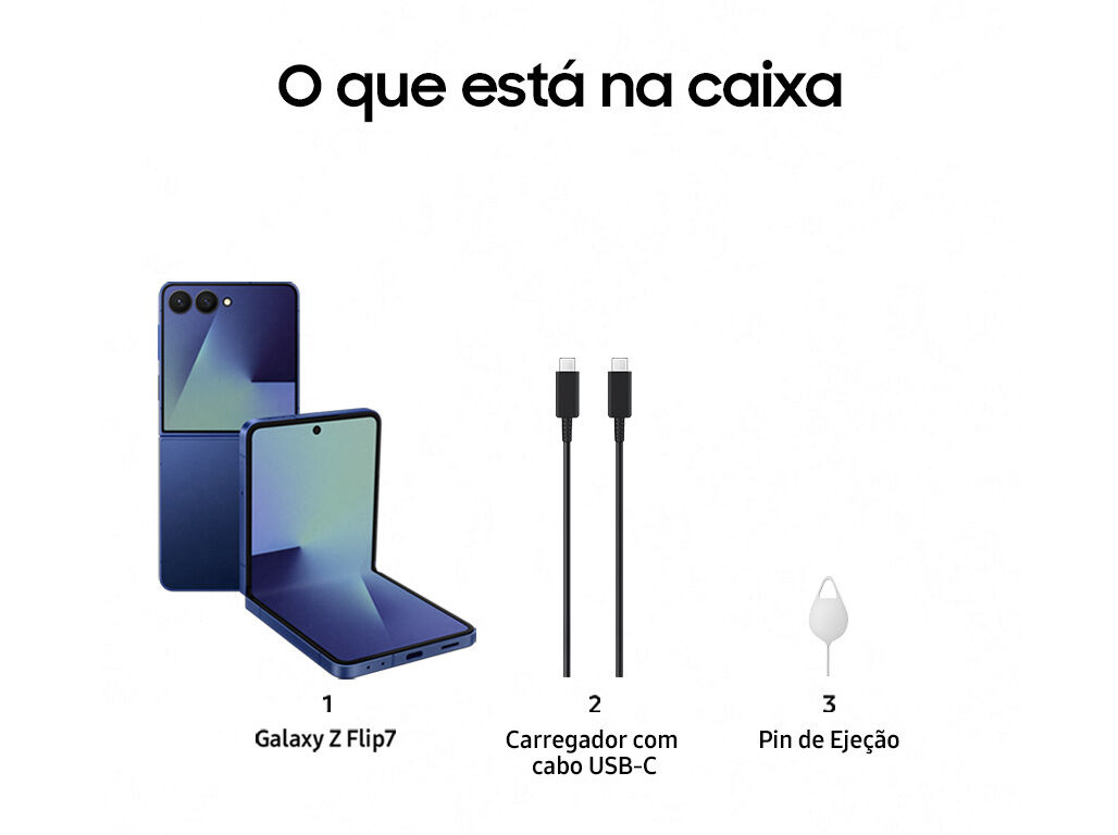 SMARTPHONE SAMSUNG GALAXY Z FLIP 7 512GB AZUL ESCURO image number 6