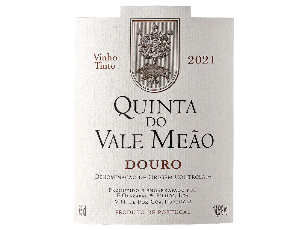 VINHO TINTO QUINTA VALE ME&Atilde;O DOURO 2021 0.75L image number 1
