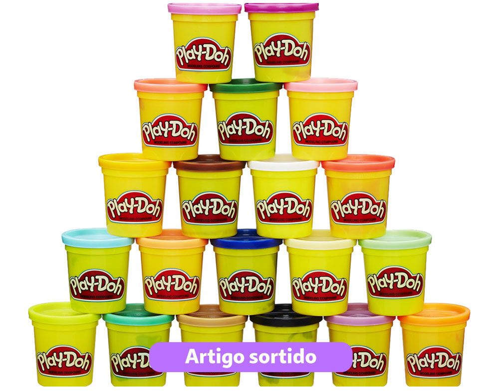 POTES DE PLASTICINA PLAY-DOH CORES SORTIDAS