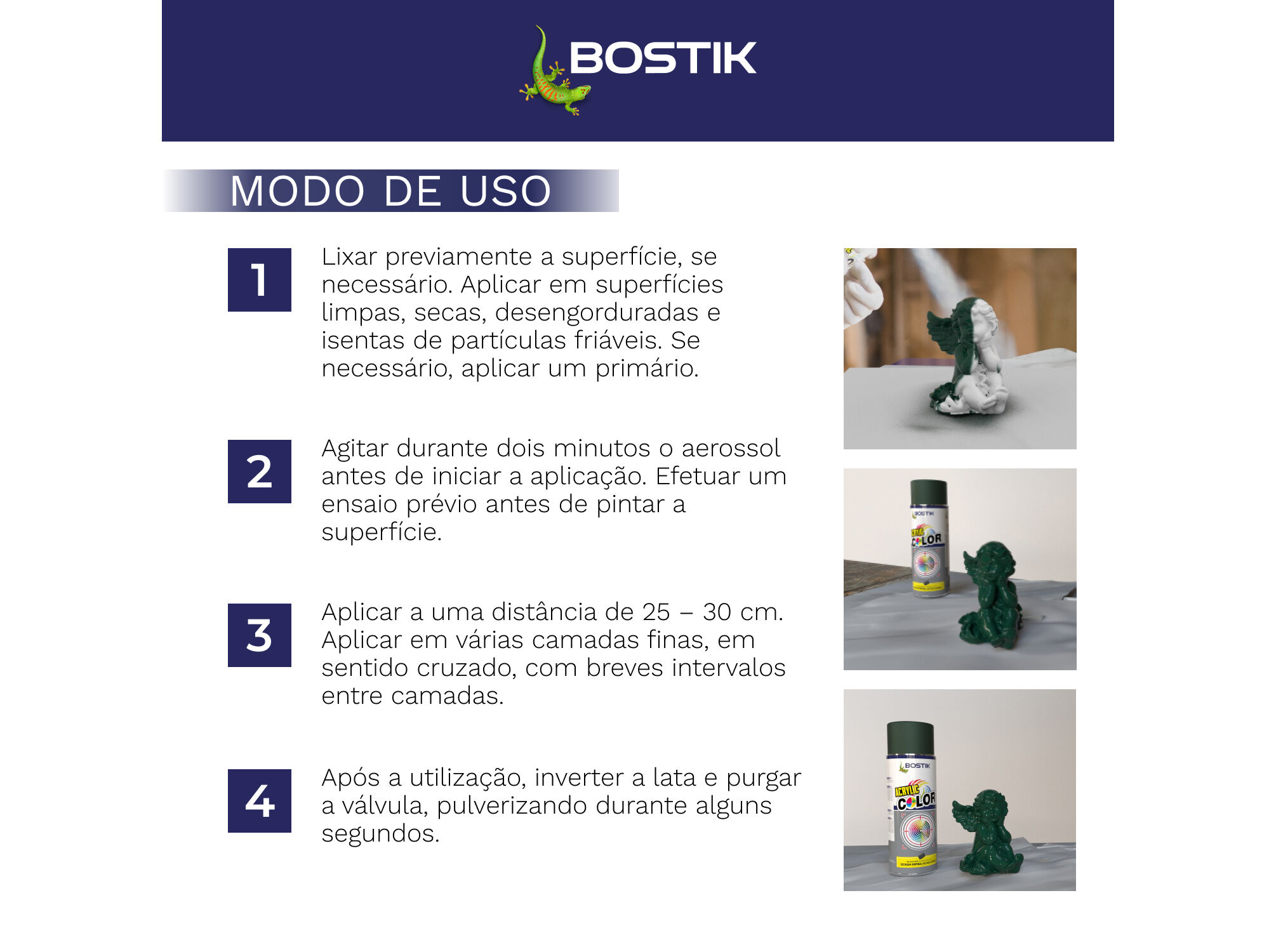 SPRAY ACRYLIC BOSTIK VERDE GARRAFA BRILHANTE 400ML image number 2